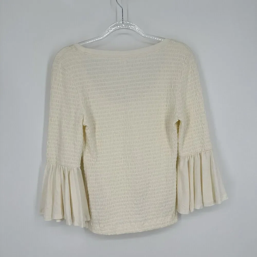 Anthropologie smocked bell